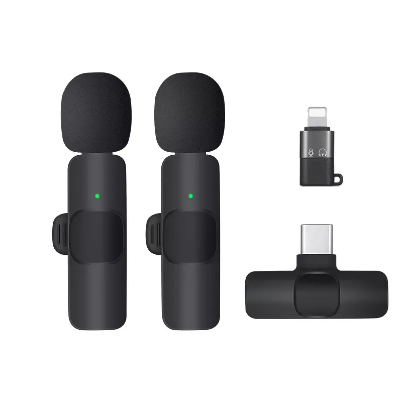 Mini Portable Wireless Microphone Video Recording iPhone/Android